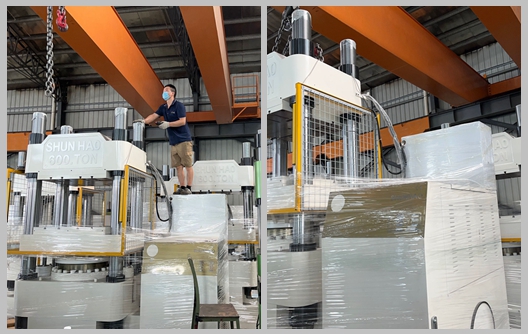 600 ton hydraulic compression machine