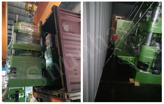 Shunhao melamine molding compression machine shipment Shunhao melamine molding compression machine shipment