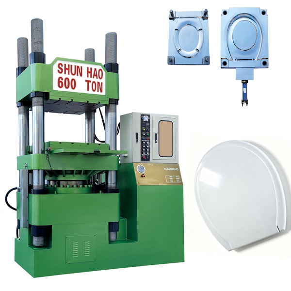 Shunhao Brand single layer 600-ton toilet seat cover molding machine