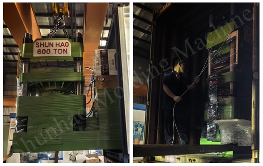 Shunhao Brand melamine molding machine weekly shipment Shunhao Brand melamine molding machine weekly shipment