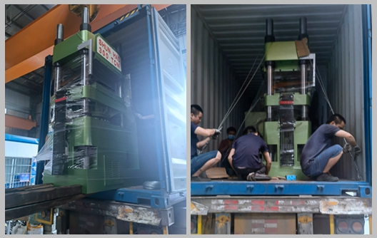 Shunhao Melamin Sofra Takımı Kalıplama Makinesi ve Ön Isıtma Makinesi Sevkiyatı