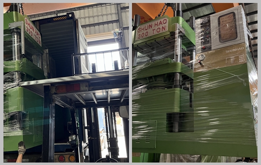 Shunhao'nun En Çok Satan Modeli 300 Ton Melamin Sofra Takımı Pres Makineleri Sevkiyatı